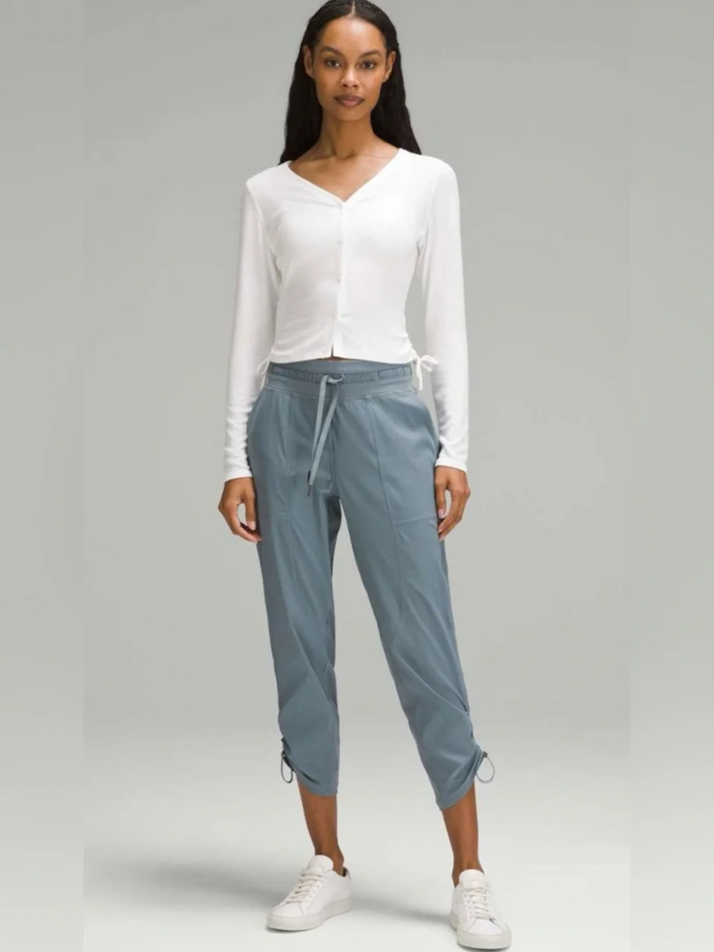 Lululemon Dance Studio Mid-Rise Cropped Pants Gray Size 2